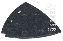 MAKITA brusný papír suchý zip 94x94x94mm sada 120,240,400,600,1200 10ks (1)