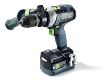 FESTOOL Akumulátorový příklepový vrtací šroubovák QUADRIVE TPC 18/4 I-Basic-5,0