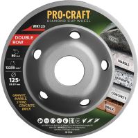 Diamantový brusný kotouč (hrncový) Procraft WR125 Double Row