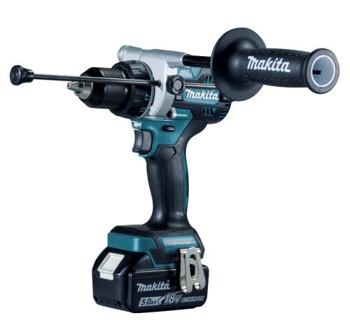 MAKITA Aku bezuhlíkový příklepový šroubovák Li-ion LXT 18V 5,0 Ah,Makpac