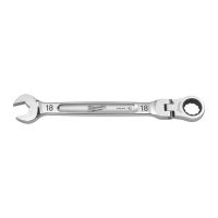 MILWAUKEE Maxbite ráčnový klíč s flexibilní hlavou - metrický - 18mm MILWAUKEE Maxbite ráčnový klíč s flexibilní hlavou - metrický - 18mm