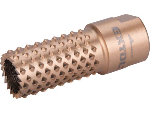 EXTOL PREMIUM  Rotační rašple na dřevo, válcová 20mm, závit M14 pro úhlovou brusku