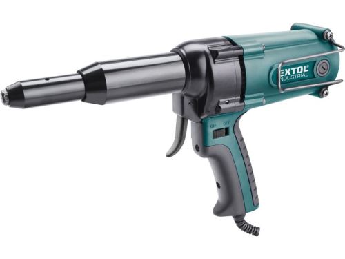 EXTOL INDUSTRIAL Pistole nýtovací  elektrickána trhací nýty 400 W, nýtovací síla 8000 N