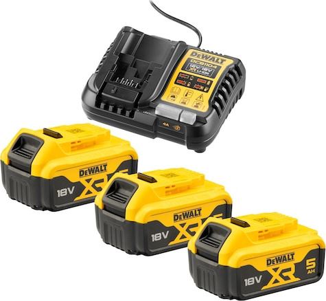 DEWALT DCB1104P3 Sada nabíječky a akumulátorů 5Ah XR  18V