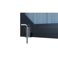 Riwall PRO RMCG 20x13 Anthracite kovová garáž 3,8 x 6 m se sedlovou střechou Antracit (5)