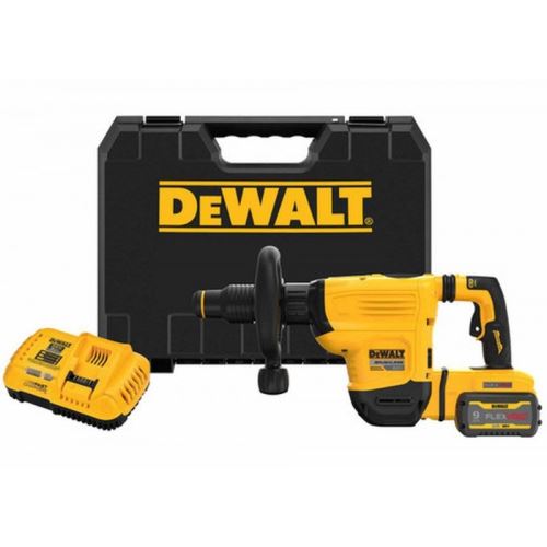 DEWALT DCH832X2 FLEXVOLT 54 V aku sekací kladivo SDS Max 6 kg + 2 x 9,0 Ah baterie a nabíječka
