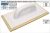 Hladítko filcové bílý filc 10mm rozměr 280x140mm