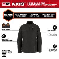 MILWAUKEE M12HPJLBL3-0(XXL) Dámská vyhřívaná prošívaná bunda HEXON černá XXL  4932493851 (3)