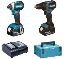 MAKITA Aku sada DDF490+DTD153 Li-ion LXT 18V