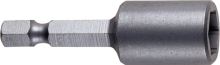 MAKITA magnetický nástrční klíč 1/4", SW 5/16", 65 mm