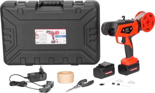 STREND PRO  SC-9601 Aku vazač na vinnou révu, vázací kleště 14V 2x2.0Ah