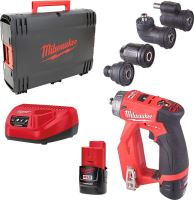 MILWAUKEE M12 FDDXKIT-202X vrtačka s rychlovýměnným sklíčidlem   4933464979