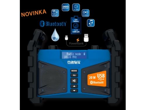 NAREX BT-02 stavební rádio 65405613