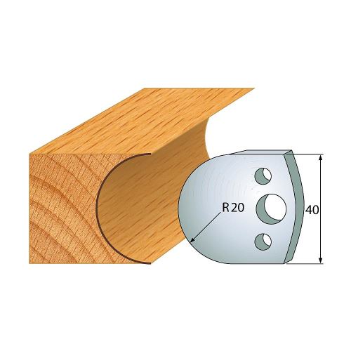 IGM profil 131 - pár nožů 40x4mm SP