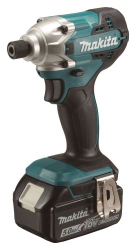 MAKITA Aku rázový šroubovák 1/4" Li-ion LXT 18V/5,0Ah, Makpac DTD156RTJ