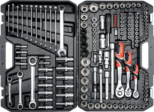YATO YT-38811 Gola sada pro 1/2", 3/8" a 1/4", ráčny a příslušenství, sada 150 dílů