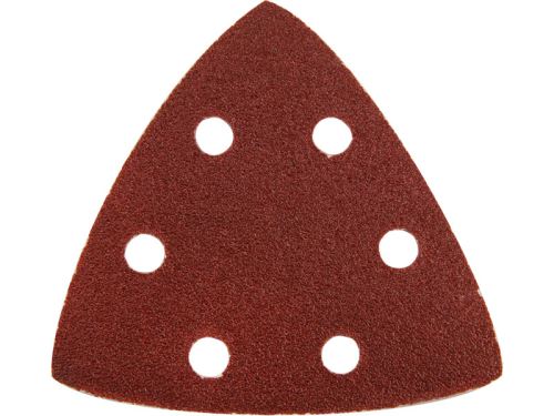 papíry brusné delta - mix zrnitostí, bal. 20ks, 93mm, P180-P400, 6 otvorů, mix zrnitostí: