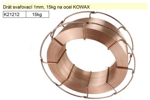 KOWAX Drát svařovací na ocel průměr 1.2 mm, 15 kg