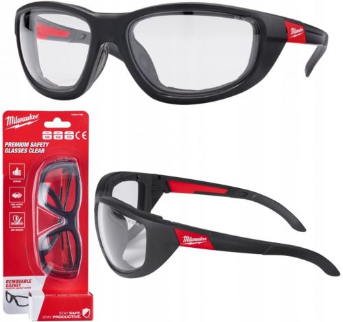 MILWAUKEE Premium Safety Glass - ochranné brýle čiré