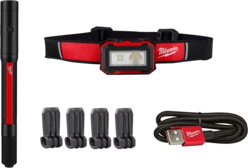MILWAUKEE IR HL450PL250 nabíjecí čelovka na USB 4933492104