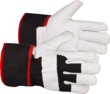 STREND PRO  Zimní pracovní rukavice Janus Winter vel. 11, zateplené, kůže/textil