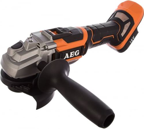AEG BEWS 18-125BL-0 18V bezuhlíková 125 mm úhlová bruska s posuvným spínačem