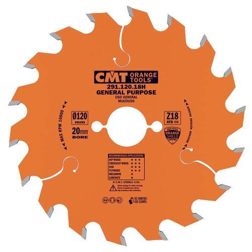 CMT Orange Pilový kotouč pro elektronářadí univerzální - D160x2,2 d20 Z24 HW