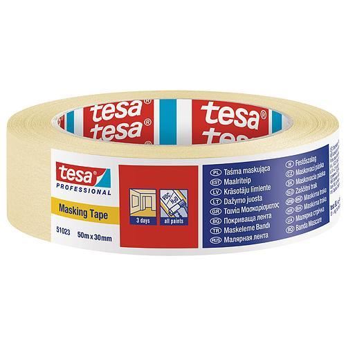 STREND PRO TESA Profi Malířská lepící páska 38mm x 50m maskovací, papírová, odstranitelná do 3 dnů