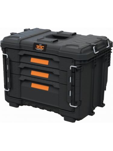 KETER 17212468 ROC PRO GEAR 2.0 Box se třemi zásuvkami 56,5x37,5x41,3 cm 259671