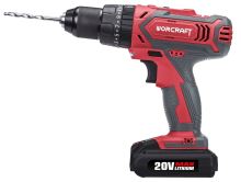 WORCRAFT Akumulátorová vrtačka s příklepem CD-20LiH 2 x 20V/2.0Ah a rychlonabíjením, TR113884 (2)