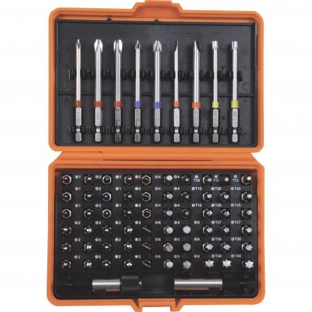 PROJAHN sada bitů  Color-Bit-box 1/4" XL, 71 dílů