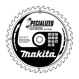 MAKITA pilový kotouč 185x30 16T dřevo =oldA-86050 =new B-33043