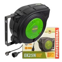 Samonavíjecí prodlužovací kabel, buben Procraft EK25N