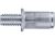 FORTUM  šrouby nýtovací ocelové sada 15ks, M8x12mm 4770677