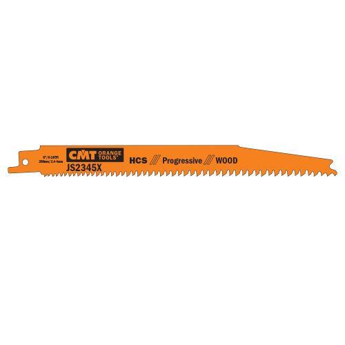 IGM CMT Pilový plátek do pily ocasky HCS Progressive Wood 2345 X - L200, I180, TPI6-10 (bal 5ks) obj.č. C-JS2345X-5