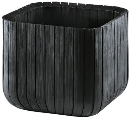 KETER květináč CUBE PLANTER L antracit 230225