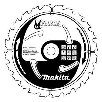 MAKITA pilový kotouč 185x30 16T=old A-89648 =new B-31968