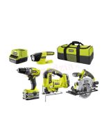 RYOBI R18CK4A-252S 18V Akumulátorová 4dílná kombo sada 5133003579