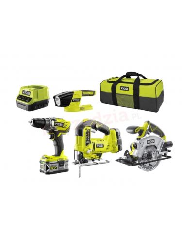 RYOBI R18CK4A-252S 18V Akumulátorová 4dílná kombo sada 5133003579