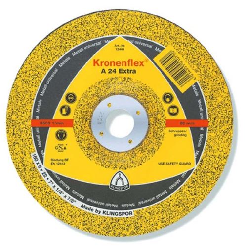 KLINGSPOR Klingspor Kronflex A24 Kotouč  brusný na ocel 100x6x16 mm