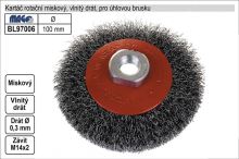 MAGG Kartáč rotační miskový drát vlnitý 100mm BL97006