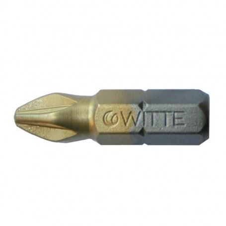 WITTE bit PZ1x25mm 1/4" TiN