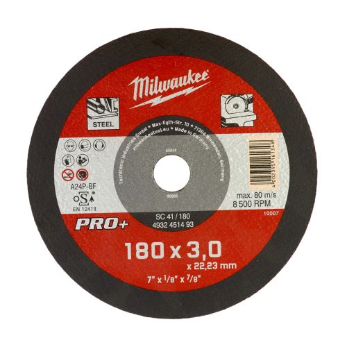MILWAUKEE 4932451493 řezný kotouč na kov 180x3mm