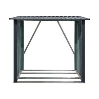 Riwall PRO RMWS 3x7 Anthracite přístřešek na dřevo 2 x 1,5 m s pultovou střechou antracit (3)