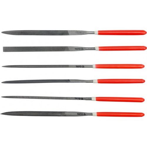 YATO Sada pilníků jehlových 3 x 140 mm 6 ks