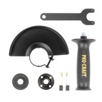 Sada úhlová bruska Procraft PW1050 a 3x diamantové kotouče DS3.125 + 2x hrncové kotouče (9)