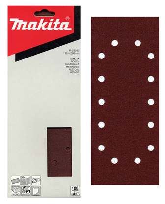 MAKITA brusný papír 115x280mm 14 děr K240 10 ks=oldP-02163
