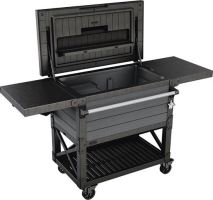 KETER 17210407 Patio Cooler šedý zahradní party  rozkládací stůl 255187