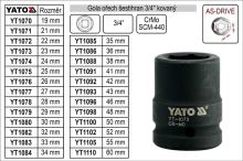 YATO Gola ořech šestihran kovaný 38 mm pro 3/4", krátký