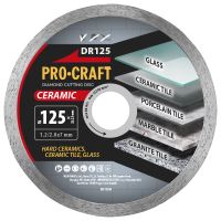 Diamantový řezný kotouč Ceramic Procraft DR125